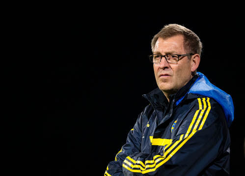Sveriges tränare Hans Wildow
