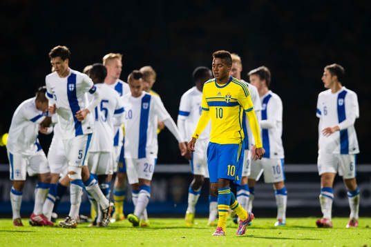 Sveriges Niclas Eliasson ser deppig ut