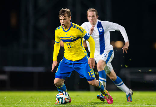 Sveriges Jesper Karlström jagas av Finlands Kimmo Hovi