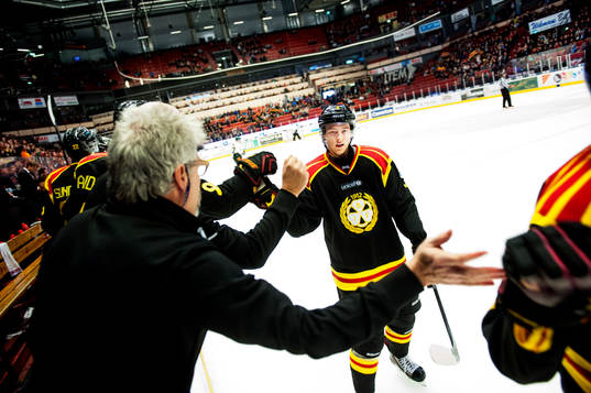 Brynäs Christian Djoos jublar