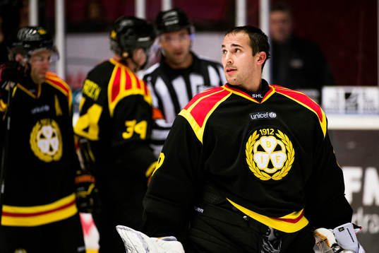 Brynäs målvakt Bernhard Starkbaum