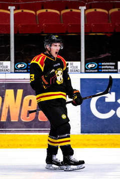 Brynäs Bill Sweatt jublar