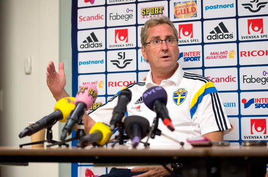 Sveriges förbundskapten Erik Hamrén