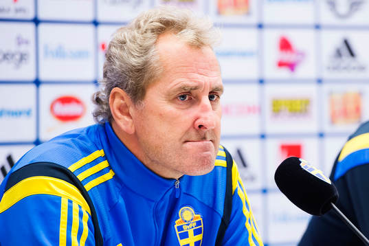 Sveriges förbundskapten Erik Hamrén
