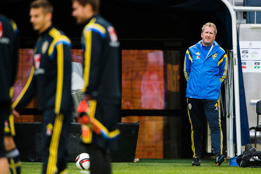 Sveriges förbundskapten Erik Hamrén