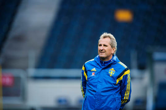 Sveriges förbundskapten Erik Hamrén