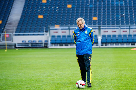 Sveriges förbundskapten Erik Hamrén