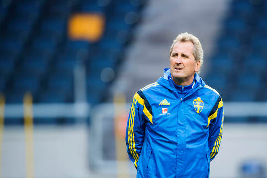 Sveriges förbundskapten Erik Hamrén