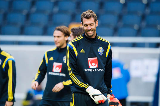 Sveriges målvakt Andreas Isaksson