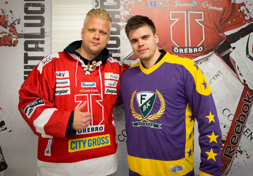 Örebrosupporter och Färjestadsupporter