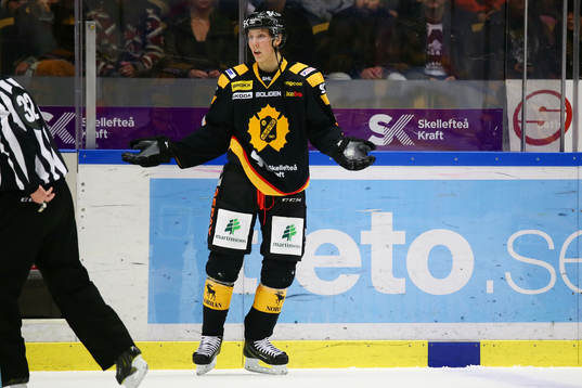 Skellefteås Oscar Sundqvist ifrågasätter en utvisning