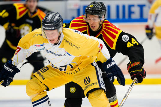 s Emil Johansson mot Brynäs Jacob Blomqvist
