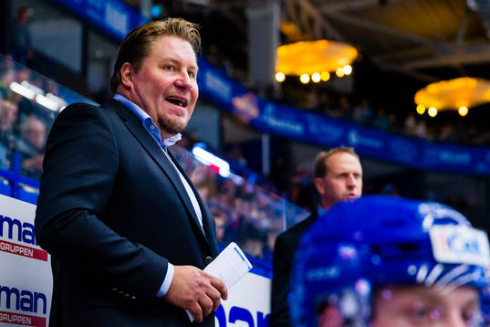 Leksands tränare Andreas Appelgren skriker