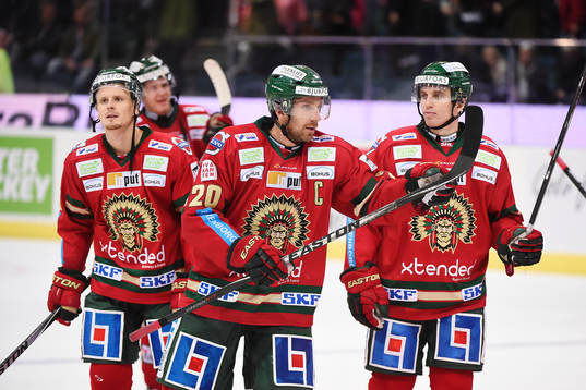 Frölundas Joel Lundqvist tackar publiken