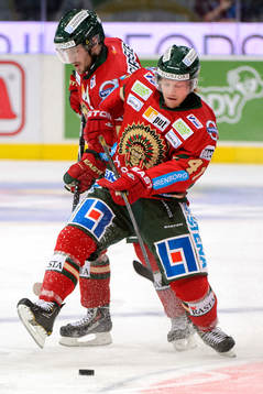 Frölundas Mikael Wikstrand och Mathis Olimb