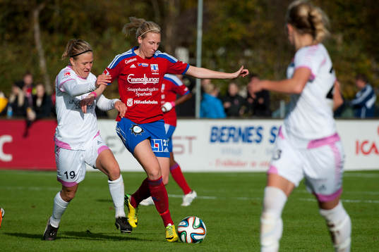 Rosengårds Katrin Schmidt  och Vittsjös Sandra Adolfsson