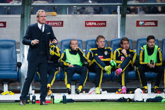 Sveriges förbundskapten Erik Hamrén