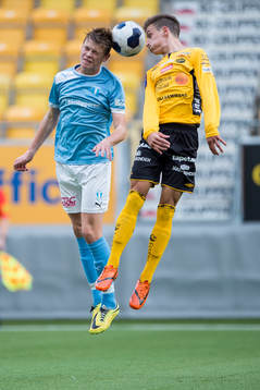 Nickduell mellan Malmö FFs Hugo Andersson och Elfsborgs