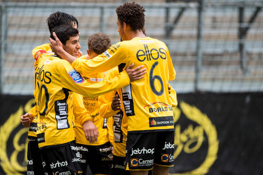 Elfsborgs spelare jublar