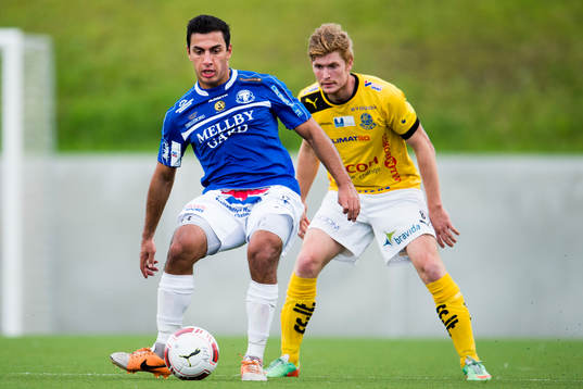 Trelleborgs Ali Jasim och Lunds Robin Andersson