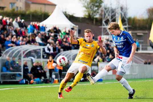 Trelleborgs Joakin Nilsson Ingves och Lunds Martin Johansson