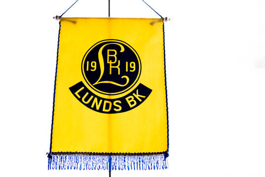 Lunds emblem på en vimpel