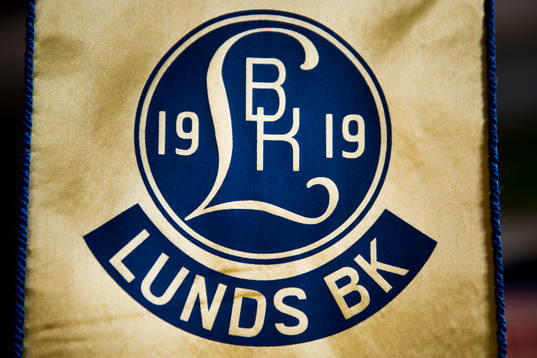 Lunds emblem på en vimpel