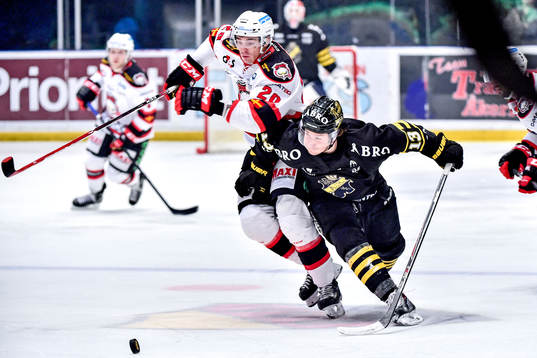 s Marcus Jonsson och Malmö Redhawks Henrik Hetta