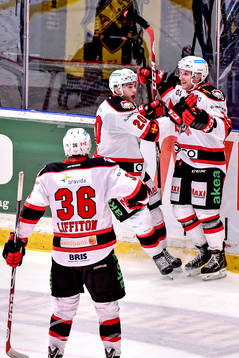 Malmö Redhawks Fredrik Storm jublar