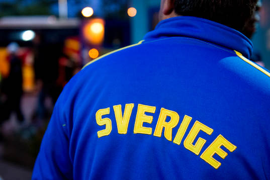 Det står Sverige på en tröja