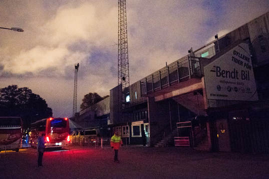 Hela Örjans Vall är strömlöst för en period på cirka