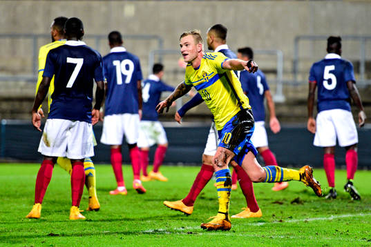 Sveriges John Guidetti jublar