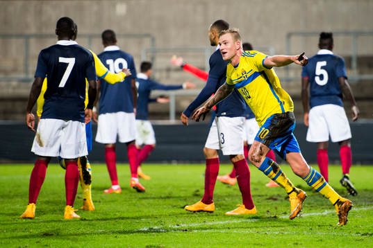 Sveriges John Guidetti jublar