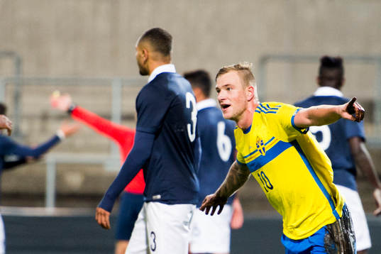 Sveriges John Guidetti jublar