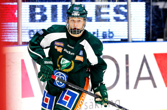 Färjestads debutant Victor Ejdsell