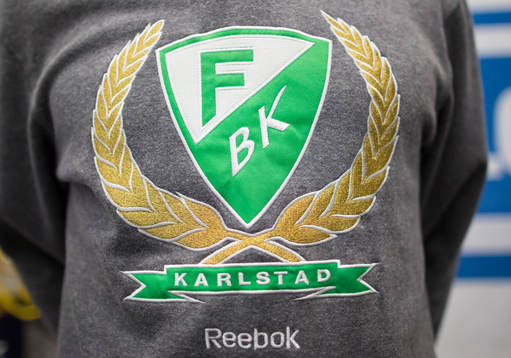 Färjestads klubbemblem på en tröja