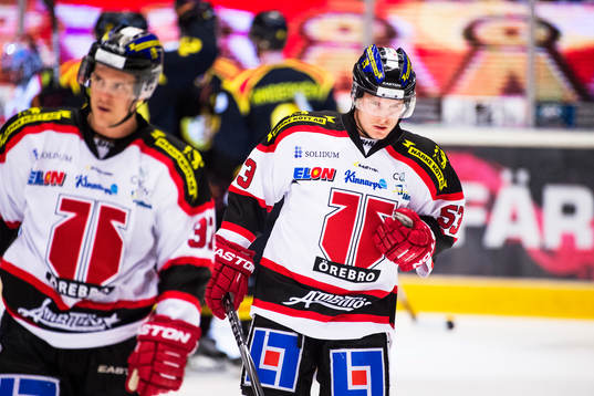 Örebros Stefan Johansson och Bobbo Petersson deppar