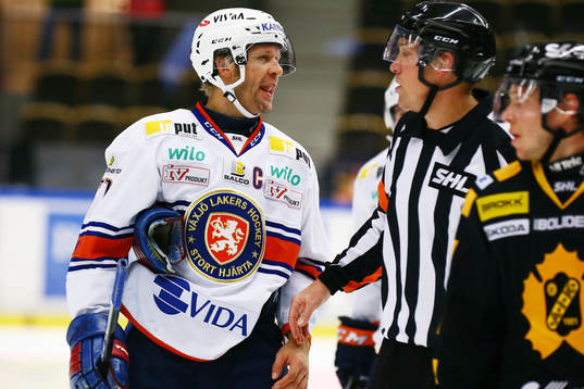 Växjös Tomi Kallio var upprörd i slutet på