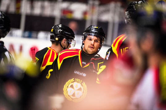 Brynäs Oscar Eklund jublar