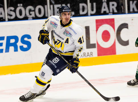 under ishockeymatchen i SHL mellan Färjestad och HV71