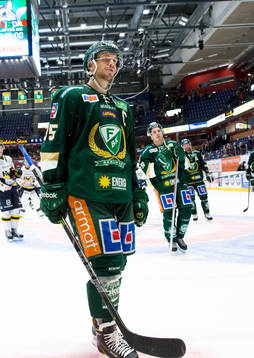 Färjestads  Ole-Kristian Tollefsen odeppar