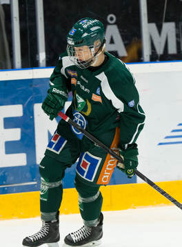 Färjestads  Rasmus Asplund debuterade i SHL