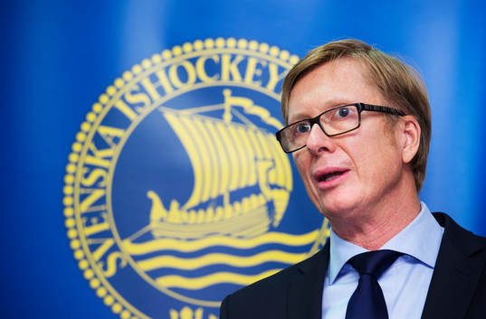 Ishockeyförbundets generalsekreterare Tommy Boustedt