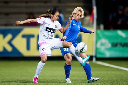 Rosengårds Marta Viera Da Silva och Ryazans Alla Lyshafai