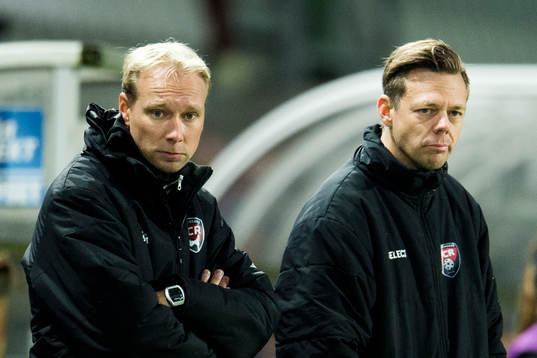 Rosengårds assisterande tränare Daniel Nilsson och