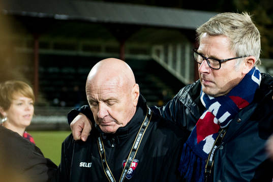 Rosengårds sportchef Erling Nilsson och VD Klas Tjebbes