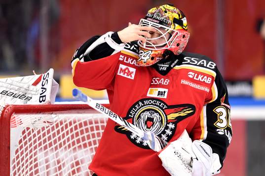 Luleås målvakt Joel Lassinantti