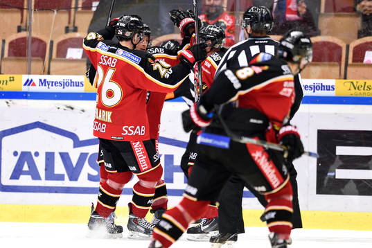 Luleås spelare jublar