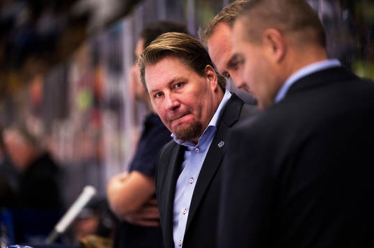 Leksands Huvudtränare Andreas Appelgren deppar