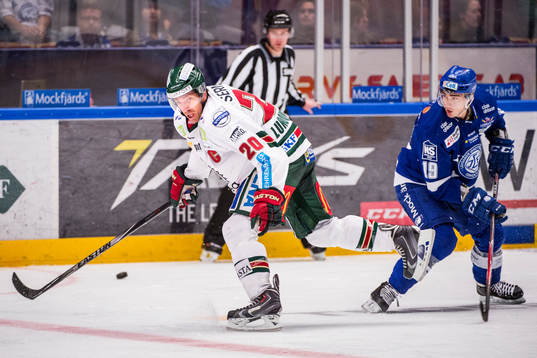 Frölundas Joel Lundqvist och Leksands Tobias Forsberg